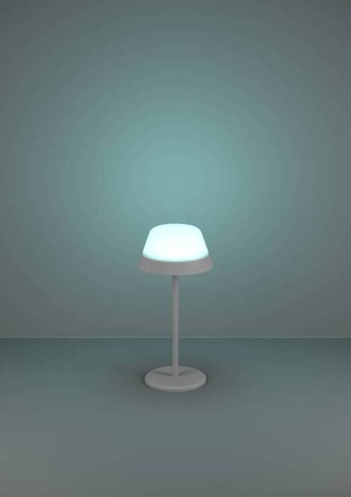 Eglo Meggiano bordlampe med genopladelige batteri grå